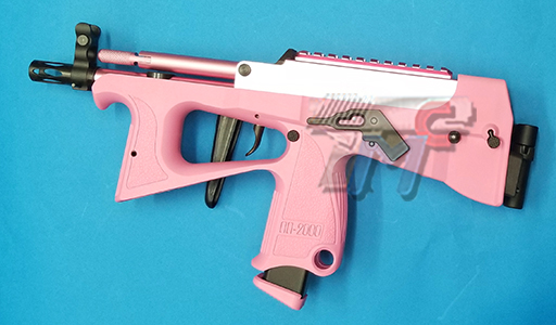 Modify PP-2K Gas Blow Back SMG (Pink) (Limited) (2 Magazine) - Click Image to Close